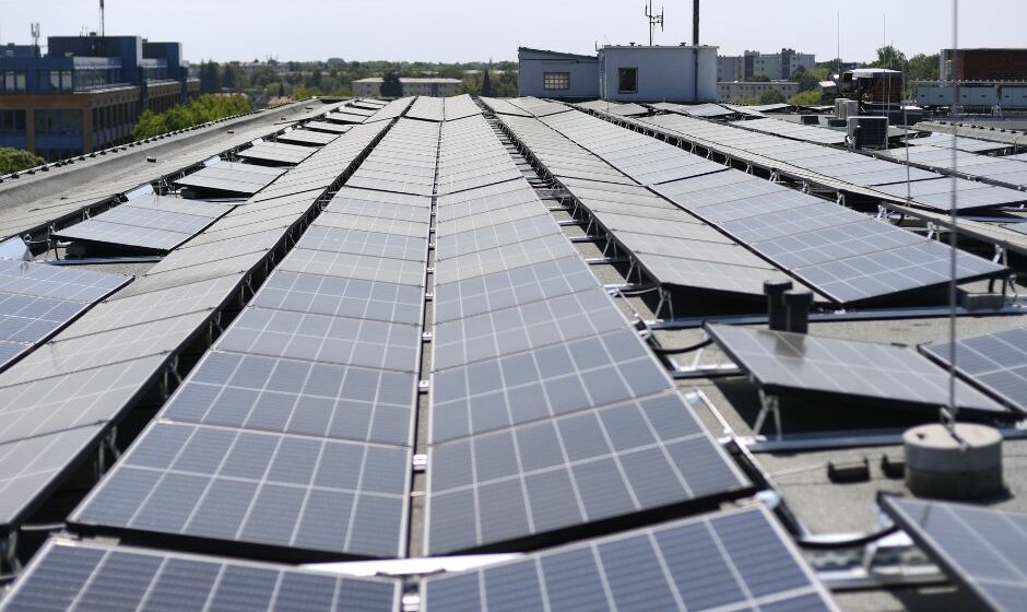 carport modułowy panel bifacjalny