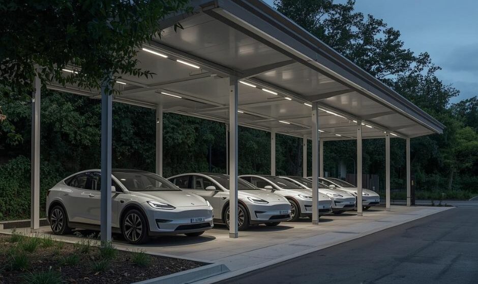 flota elektryczna carporty